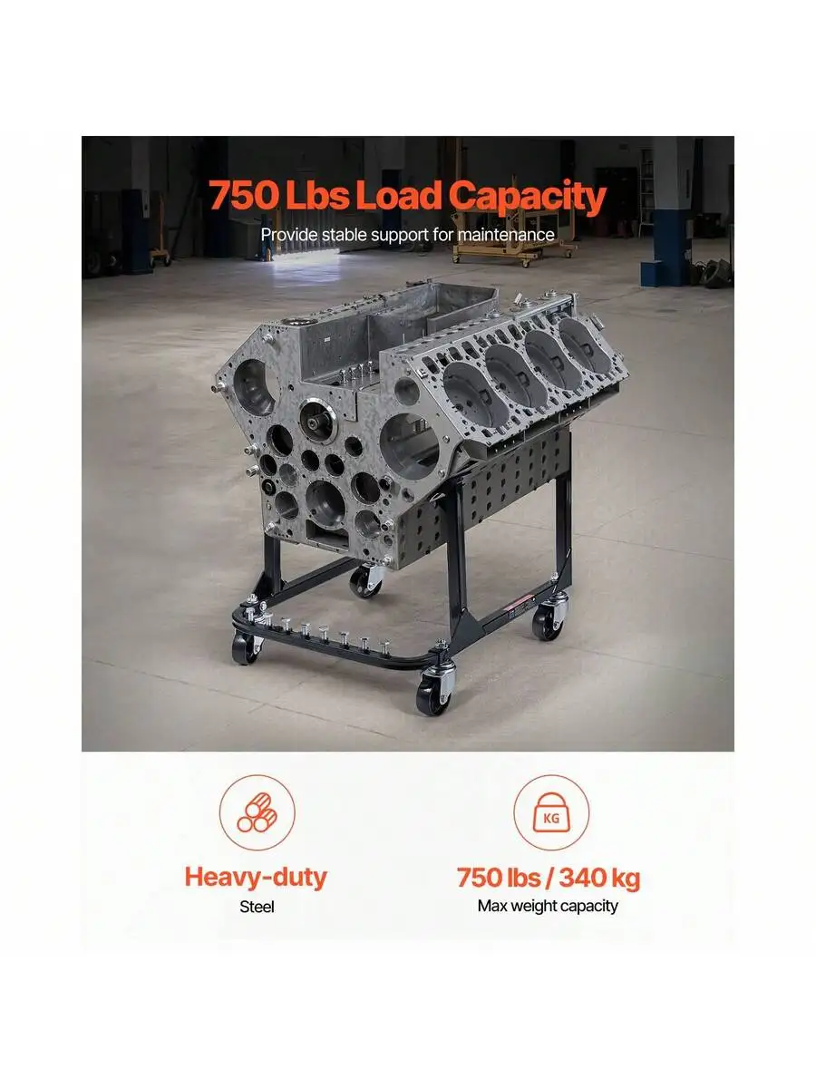 Engine Stand Heavy Duty - Supporto per motore, capacità di carico