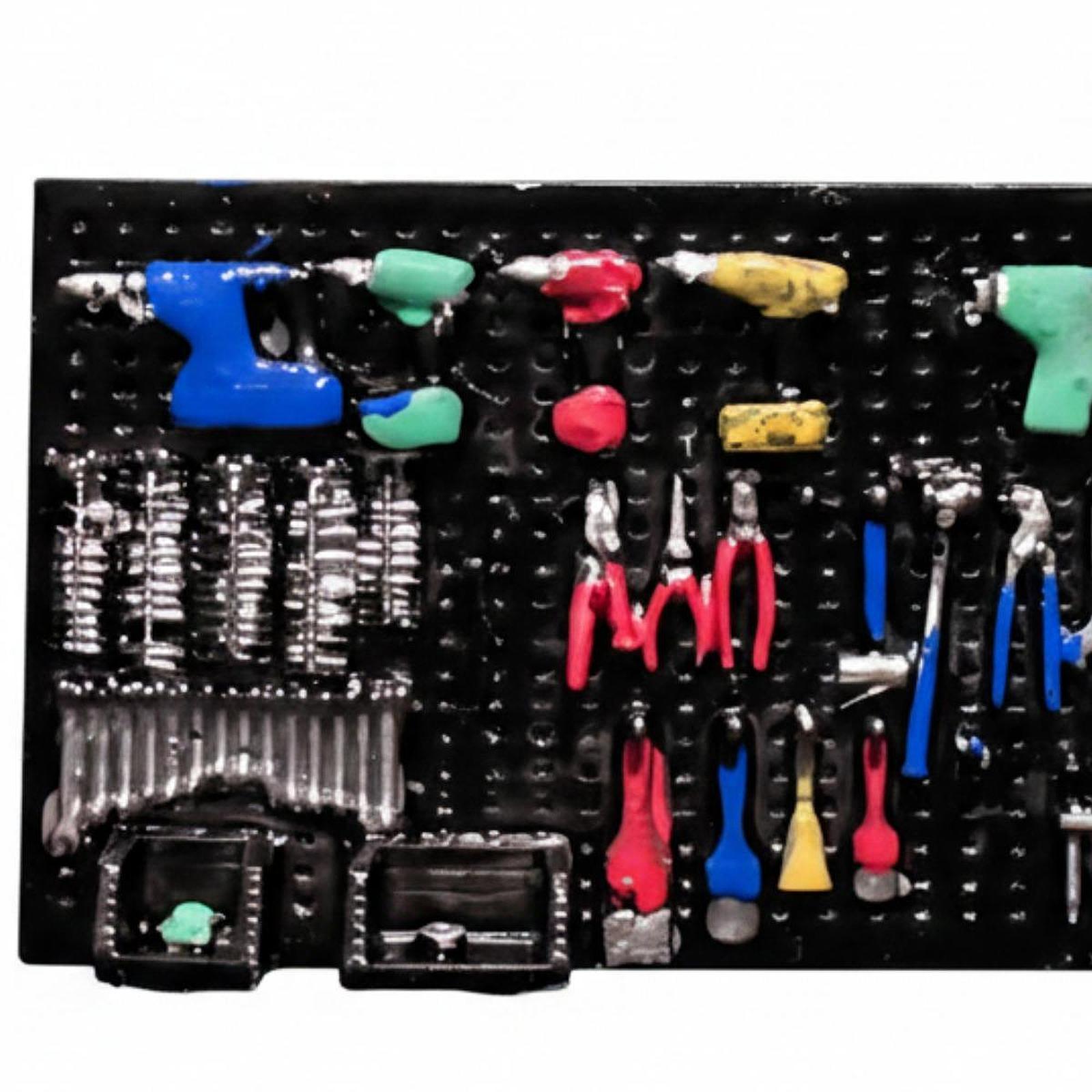 Auto Repair Shop Layout - Modellino di trapano elettrico 1:64 con