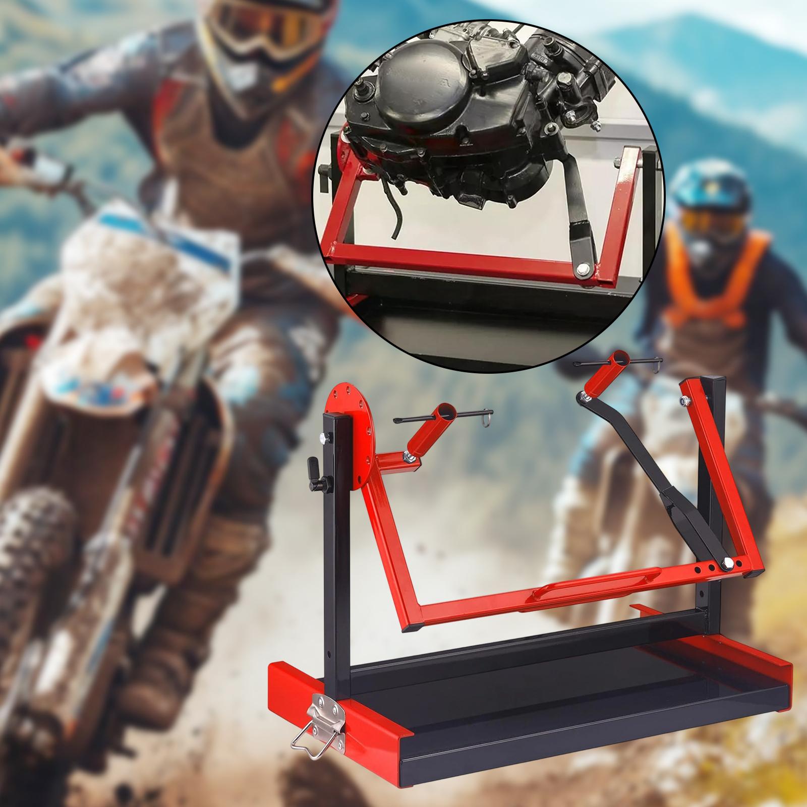 Supporto per Motore Moto Rosso - Engine Stand Heavy Duty recensione e prezzo